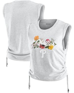 WEAR by Erin Andrews Â Philadelphia Phillies Cinched Tank Top - White