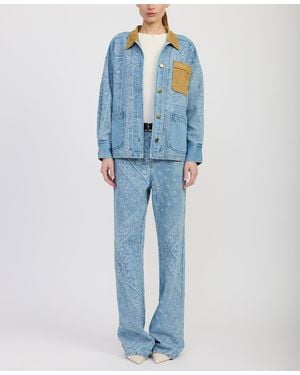 En Saison Tarak Long Sleeves Jacket - Blue