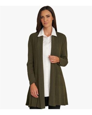 Stella Carakasi Knitted A-line Go To Cardigan - Green