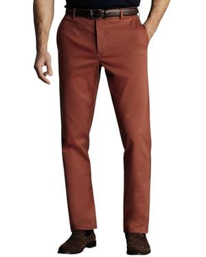 Charles Tyrwhitt Ultimate Non-iron Chinos - Red
