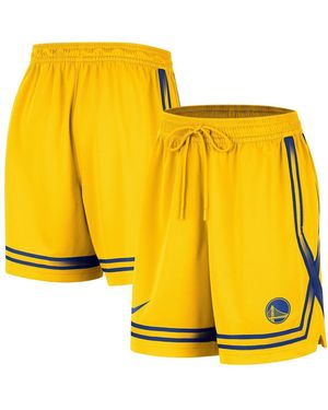 Nike En State Warriors Courtside Fly Crossover Performance Shorts - Yellow