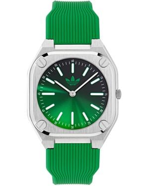adidas Analog Silicone Watch - Green
