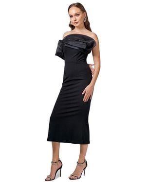 Bariano Kiarra Strapless Midi - Blue