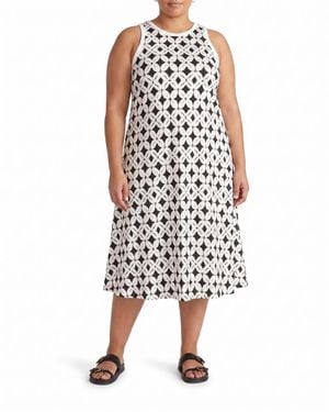 UNIVERSAL STANDARD Plus Size Sardinia Tank Dress - White