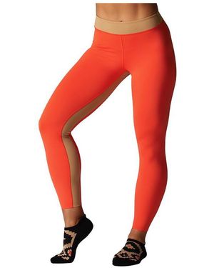 Tavi Mid Rise 7/8 leggings - Red