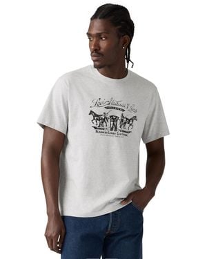 Levi's Signature Graphic T-shirt - Gray