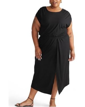 UNIVERSAL STANDARD Plus Size Havana Divine Jersey Dress - Black