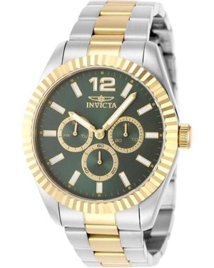 INVICTA WATCH 49517 Specialty Quartz Chronograph Green Dial Watch - Black