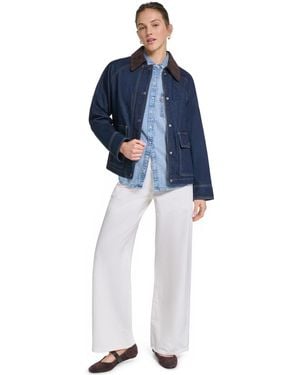 Levi's Regular Short Cotton Barn Jacket - Blue