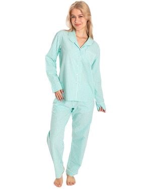 Sant And Abel Tennis Long Pj Set - Green