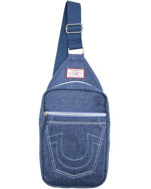 TRUE RELIGION Crossbody Bag - Blue