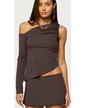Edikted Lucretia Mini Skort - Brown