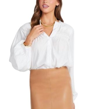 Bishop + Young Bishop + Young Bishop + Young Pintuck Detail Blouse - White