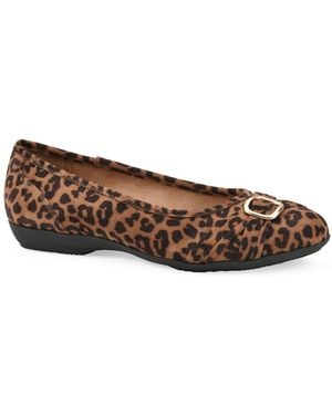 White Mountain Calming Ballet Flats - Brown