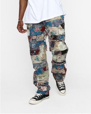 MNML Paneled Blanket Pants - Multicolor
