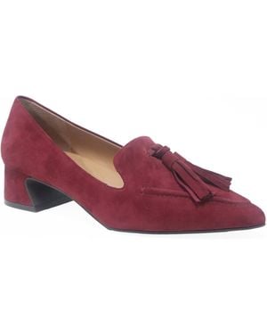 Gentle Souls Glova Tassle Pointy Toe Pumps - Red