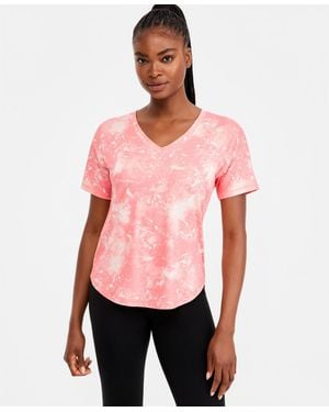 ID Ideology Urban V-neck Performance T-shirt - Red