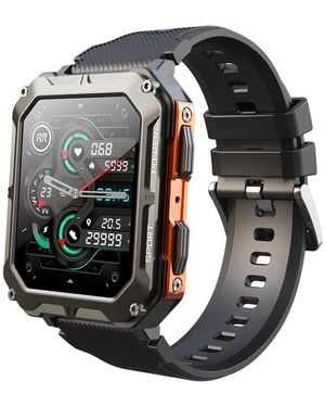 Ruxing Smart 1.83'' Bluetooth Call Heart Rate Monitoring Information Push Smart Bracelet Outdoor Sports - Multicolor