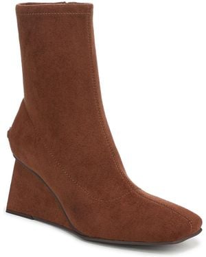 Circus by Sam Edelman Lia Wedge Sock Booties - Brown