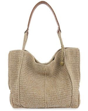 The Sak Los Feliz Crochet Tote - Gray