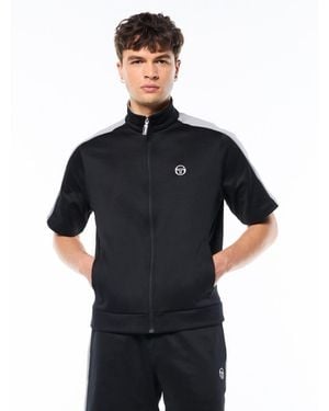 Sergio Tacchini Viscotti Short Sleeve Track Jacket - Black