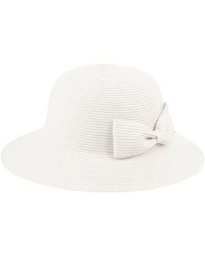 Epoch Hats Company Angela & William Poly Braid Bucket Sun Hat - White