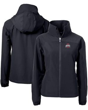 Cutter & Buck Ohio State Buckeyes Charter Eco Full-zip Jacket - Blue