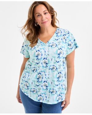 macys plus size shirts