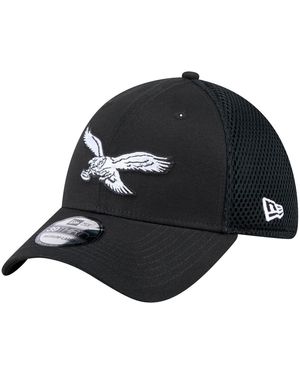 KTZ Philadelphia Eagles Main Neo 39thirty Flex Hat - Black