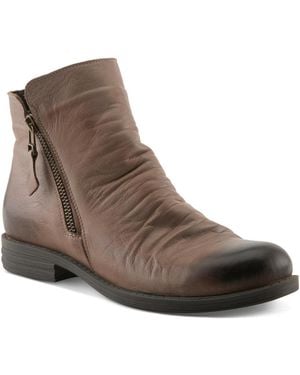 Spring Step Marquis Ankle Bootie - Brown