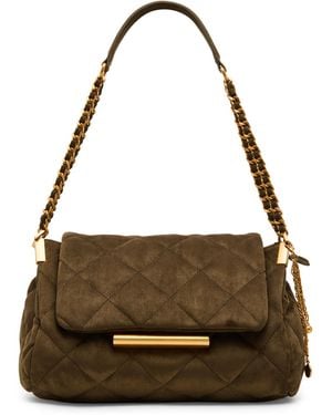 Steve Madden Colette Quilted Small Shoulder Handbag - Brown