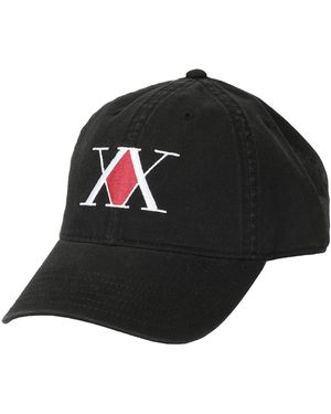 HUNTER Embroidered Logo Unstructured Baseball Cap. - Black