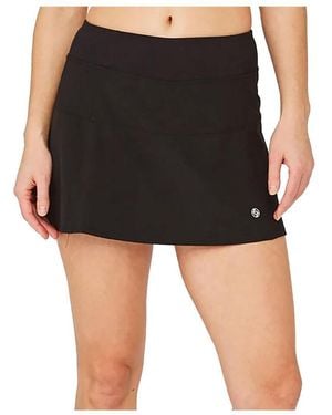 Lija Deuce 13.5 Inch Tennis Skirt - Black