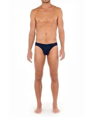 Hom Soft Comfort Micro Briefs - Blue