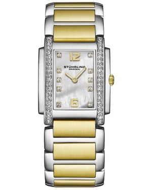 Stuhrling Serafine Rectangular Quartz Watch - Metallic