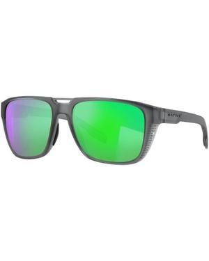 Native Eyewear Native Polarized Sunglasses - Green