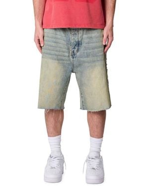 MNML baggy Mojave Denim Shorts - Blue
