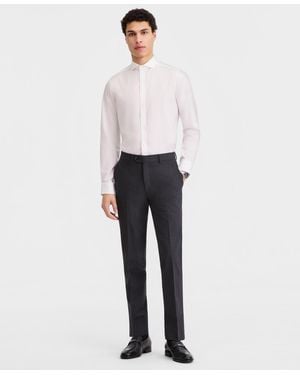 BarIII Slim-fit Wool Suit Pants - Gray
