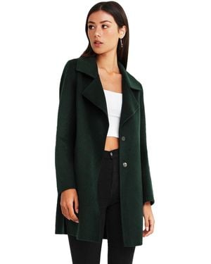 Belle & Bloom Ex-boyfriend Wool Blend Oversized Jacket - Black