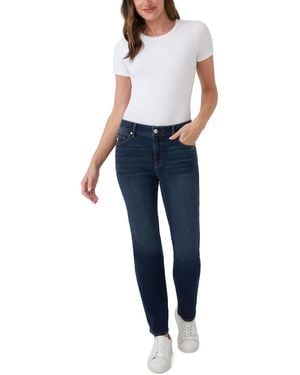 Seven7 Uplifter High-rise Straight-leg Jeans - Blue