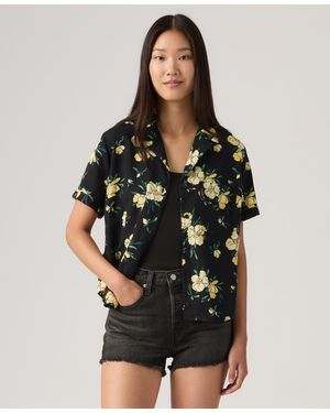 Levi's Printed Short-sleeve Camp Shirt - Black