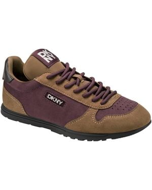 DKNY Amanda Lace-up Sneakers - Brown