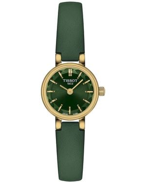Tissot Swiss Lovely Leather Strap Watch 20mm - Green
