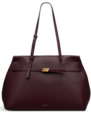 Radley Christina Large Ziptop Shoulder Bag - Purple