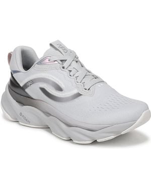 Ryka Premium Elevate Lx Walking Lace-up Sneakers - Gray