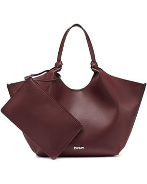 DKNY Paula Medium Tote Bag - Purple