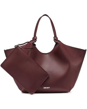 DKNY Paula Medium Tote Bag - Purple