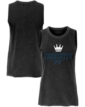 Sportiqe Charlotte Fc Turner Tank Top - Black
