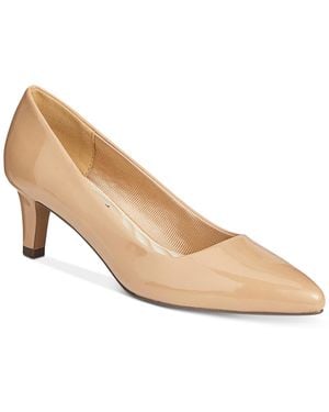Easy Street Pointe Slip-on Pumps - Natural