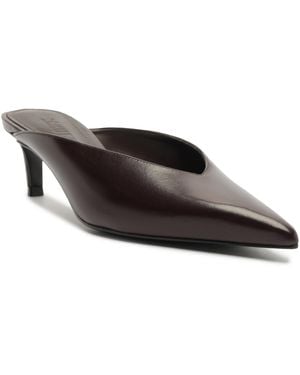 SCHUTZ SHOES Loren Mid Slip-on Pumps - Black